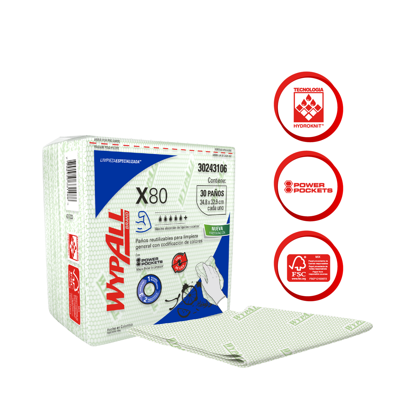 KCP WYPALL X-80 VERDE 30243106/30228281