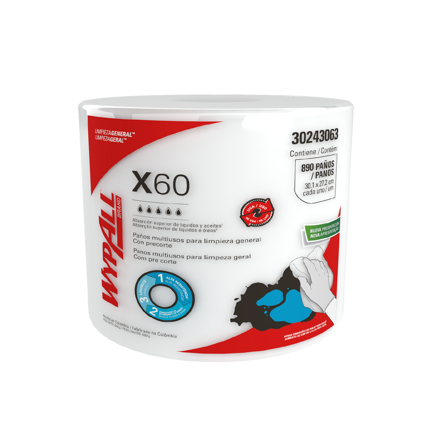 KCP WYPALL X-60 890 PAÑOS 30177836/30243063