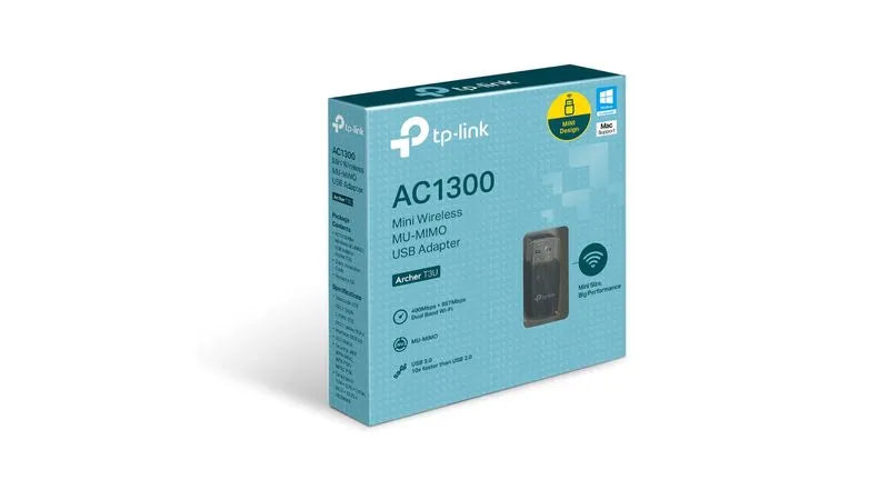 TP-link adaptador wifi mu-mimo ac1300 archer T3U