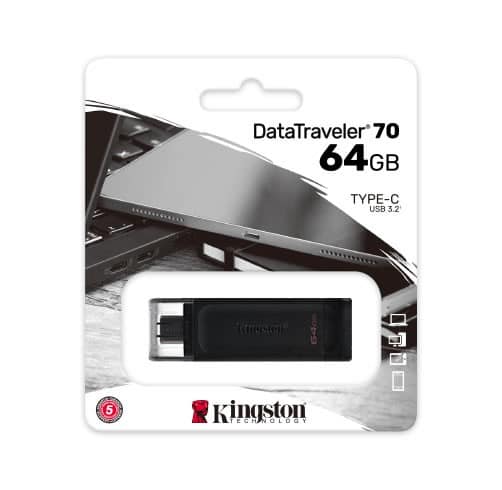 Kingston memoria puerto tipo C 64GB - DT70/64GB