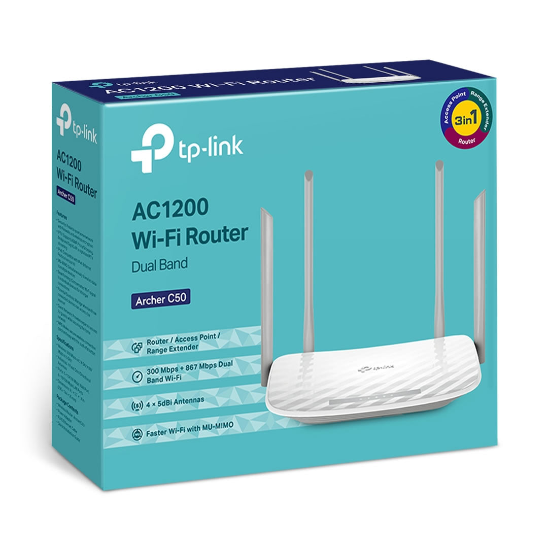 TP-link router economico dual band archer C50
