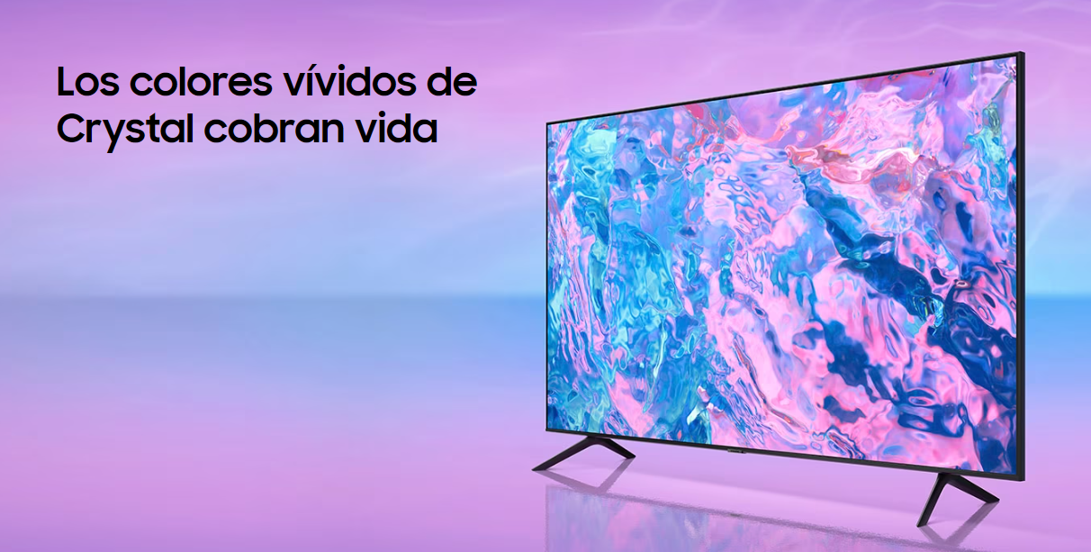 Samsung Televisor Smart TV 65"" UHD Series CU7000" 4K UN65DU7000PXPA