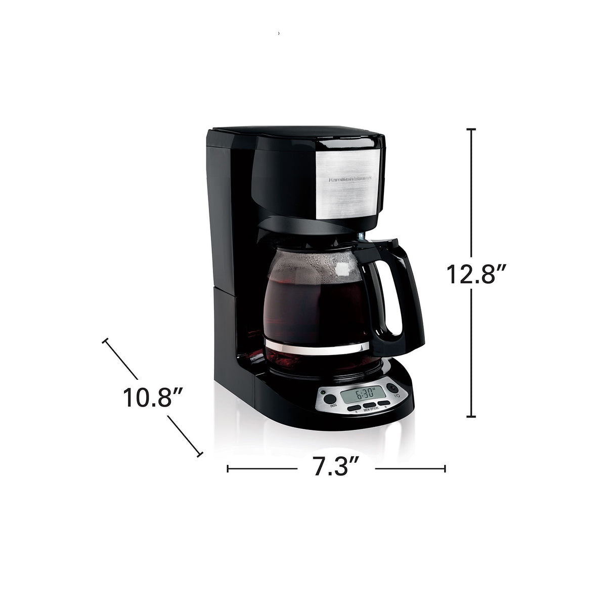 HB Coffeemaker Black 12 Cup 49615