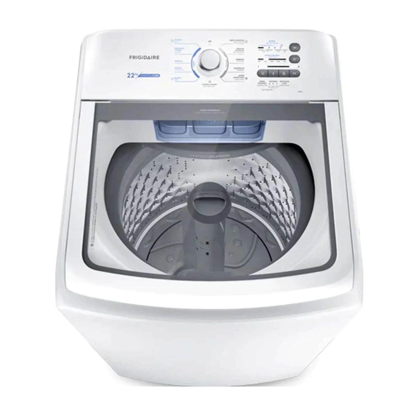 Frigidaire lavadora carga superior impeller 22kg blanca ultra filter essential FWIB22J4EBGUW
