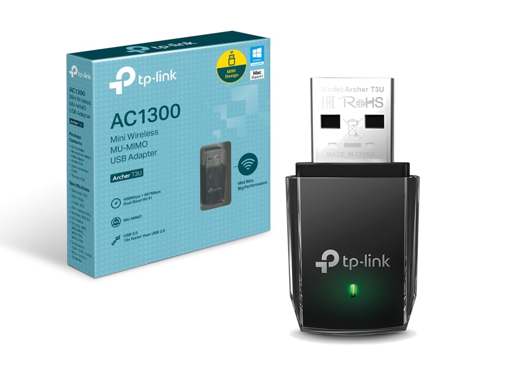 TP-link adaptador wifi mu-mimo ac1300 archer T3U