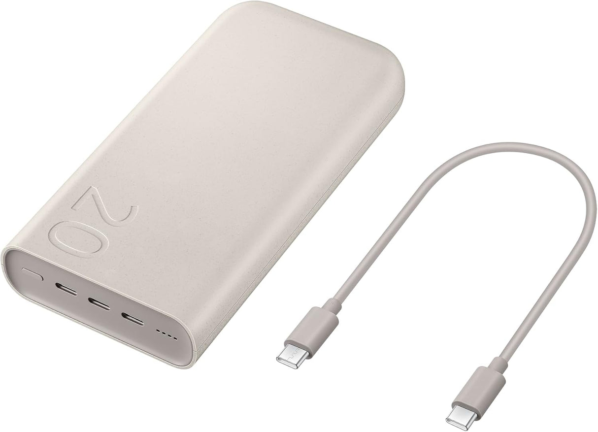 Battery Pack 20000 Mah Beige powerbank 45w