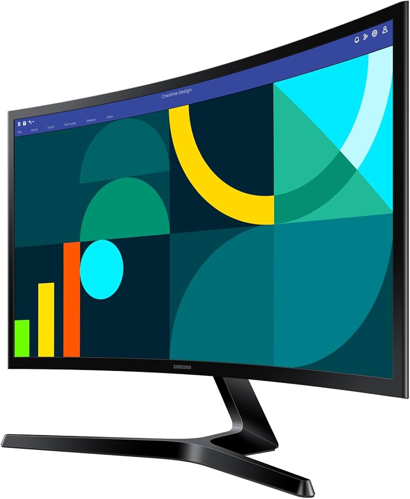 Samsung monitor LED curvo 24" LS24D366GANXZA