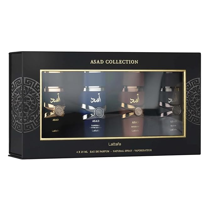 SET LATTAFA ASAD COLLECTION 4 PZS 25ML
