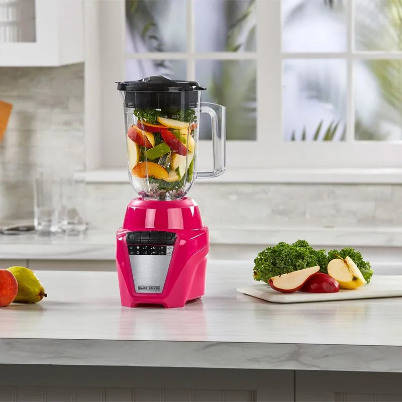 Black + Decker licuadora Ice Crush plastico 8vel 700W Rosa - BL0877-1PDLA