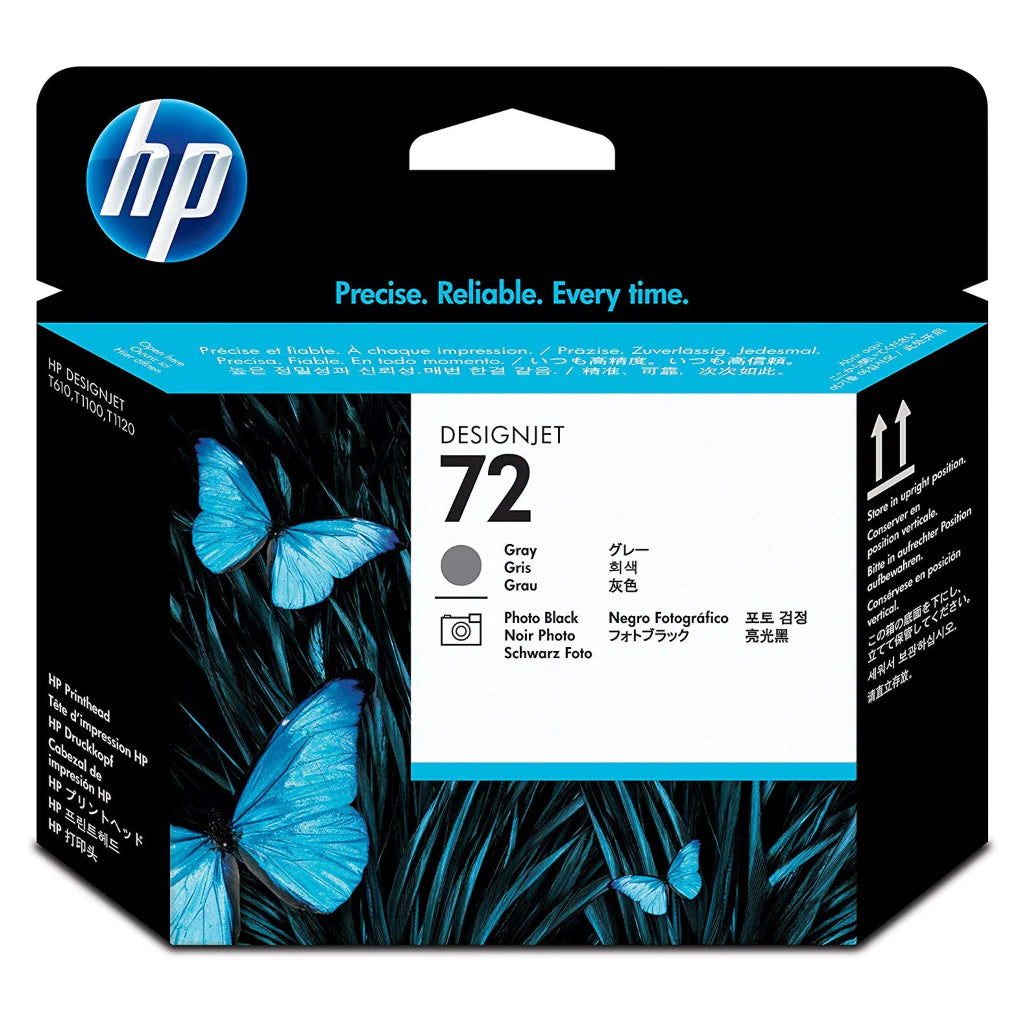 HP cabezal negro foto-gris #72 plotter T790-T1300-T2300 C9380A