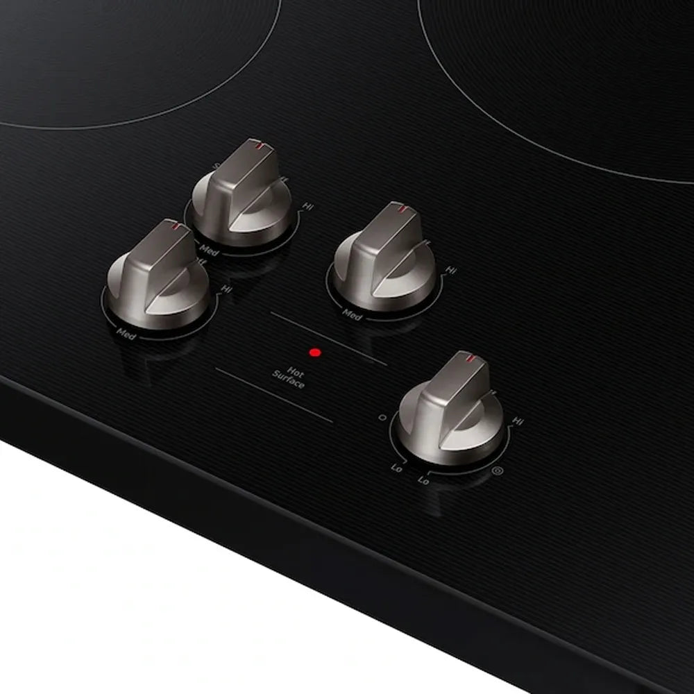 Cooktop Electrica 30" 4 superficies de calor Black