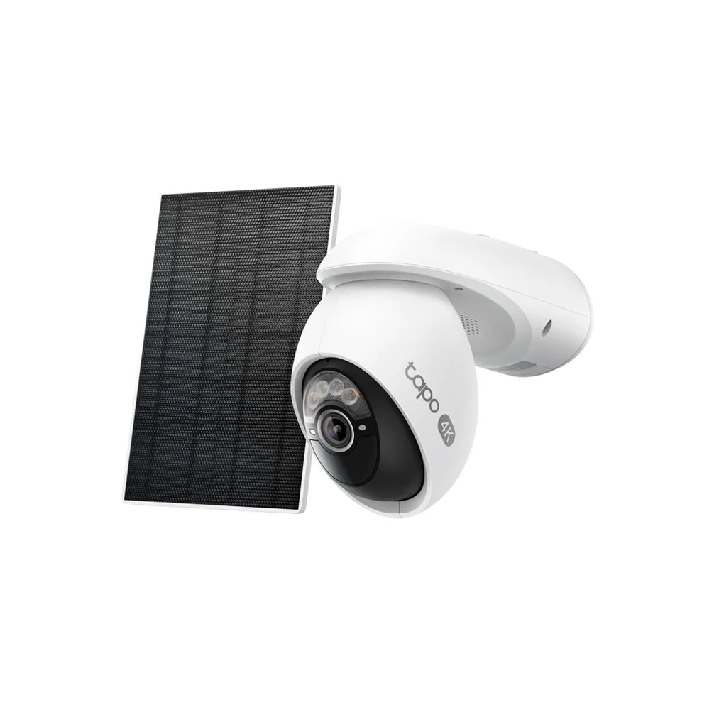 TP Link camara de seguridad Wi-Fi con panel solar y bateria, 4K 8MP, vision nocturna a color - Tapo C660 KIT