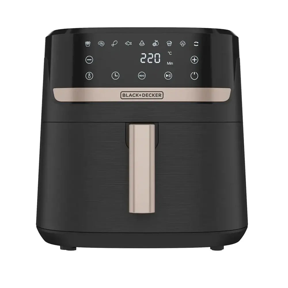 Black + Decker freidora de aire 8L purifry digital color negro - AFBD82-1BDLA