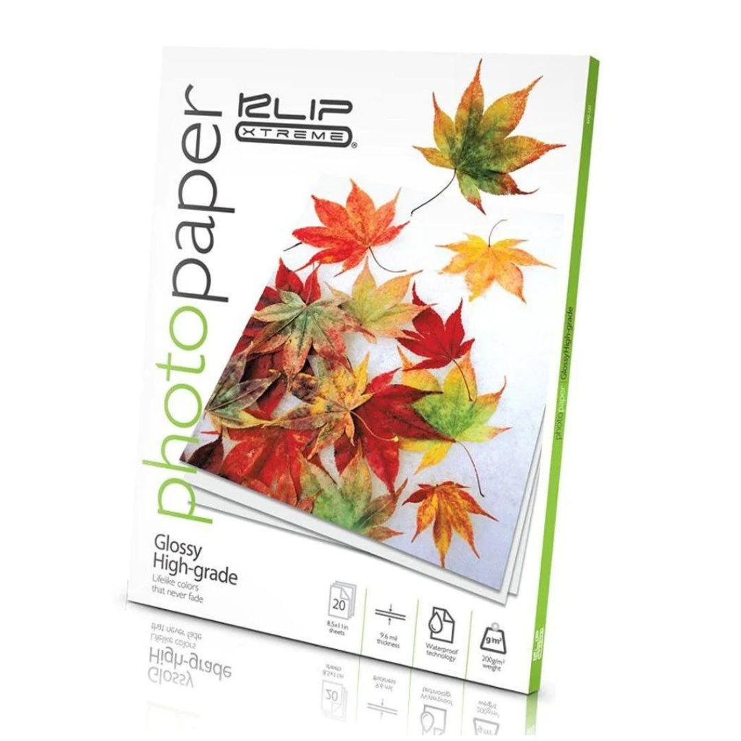 Klip Xtreme Papel Fotogrático brillante (Carta) (216 x 279 mm) 20 Hojas