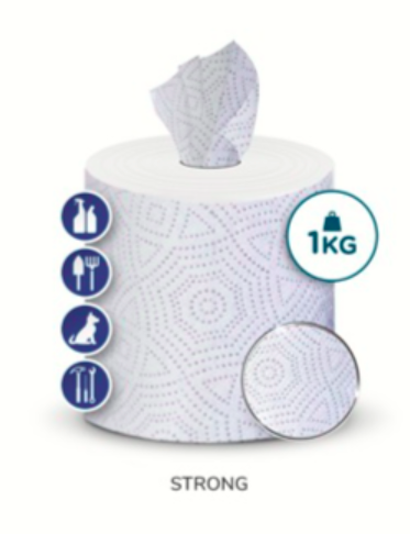 Amoos toalla mayordomo strong triple hoja 280 h paq 6 und