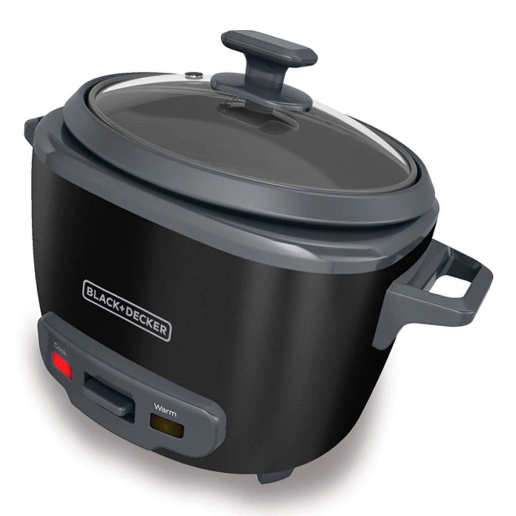 Black + Decker olla arrocera 14 tz cocidas negra RC514B