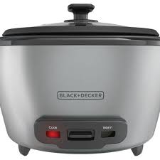 Black + Decker olla arrocera 20 tz cocidas gris RC5200M