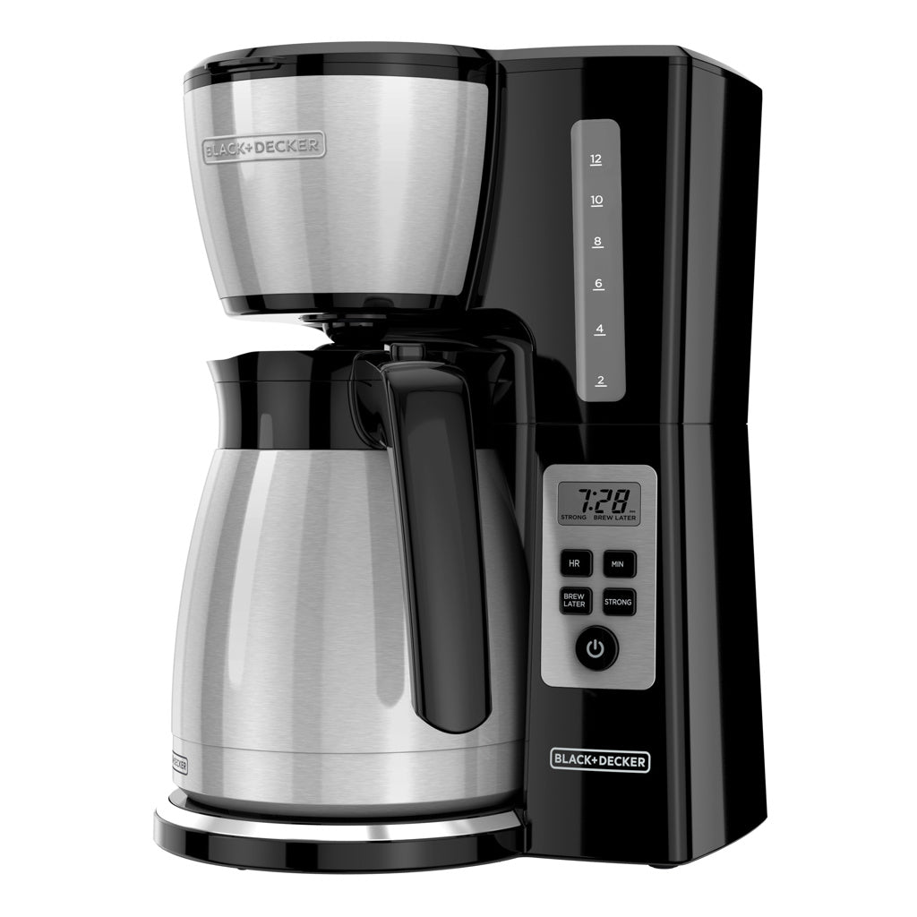 Black + Decker cafetera termica 12 tazas - CM2046S-LA