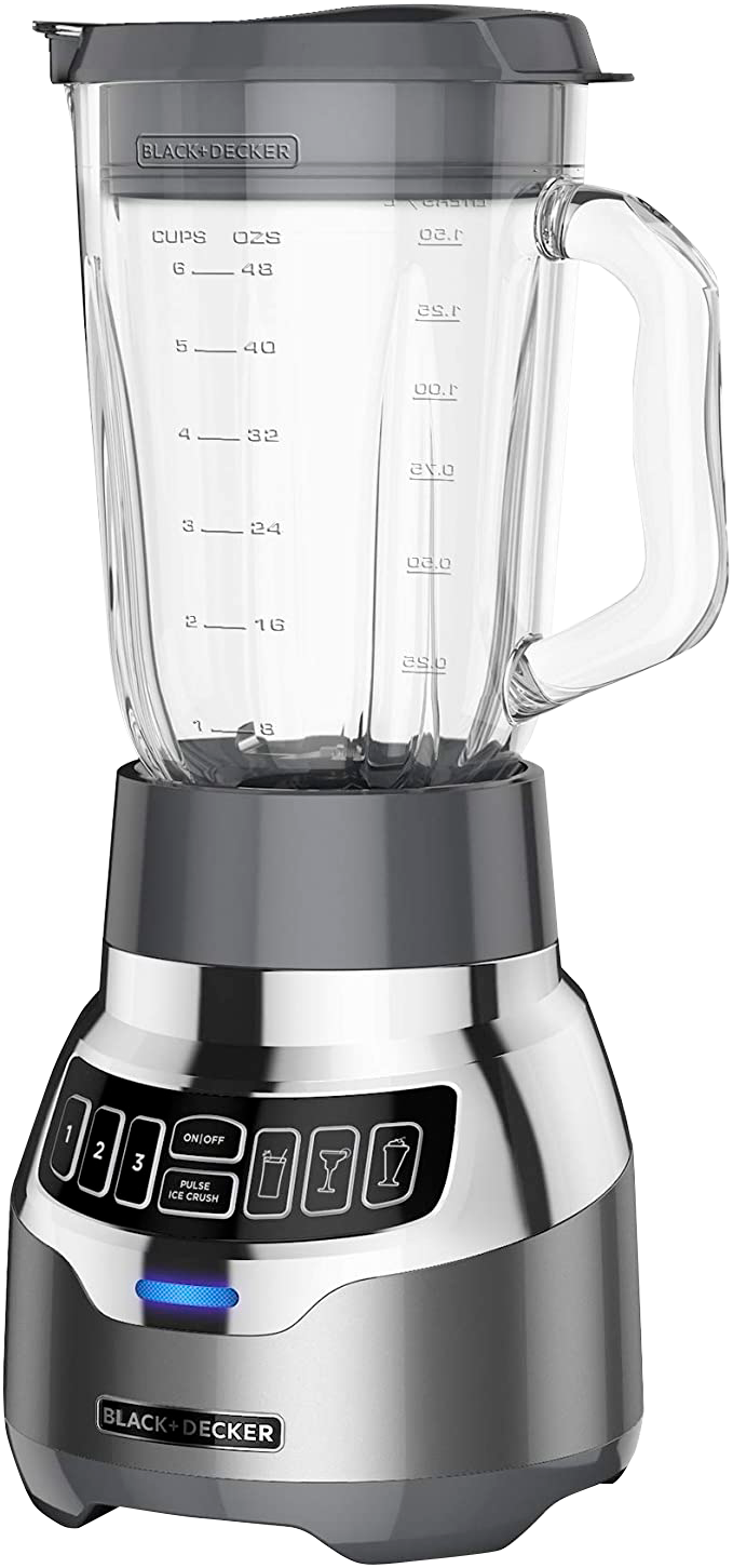 Black + Decker licuadora digital 900w silenciosa inox + vaso personal BL1300DG-PLA