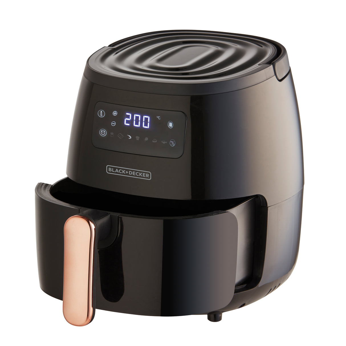 Black + Decker freidora de aire digital 5.7L negra HFD5055B