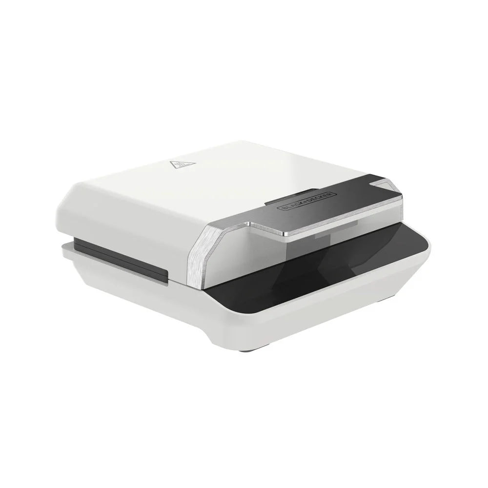 Black+Decker sandwichera de facil limpieza color blanca - SM602F-1WDLA