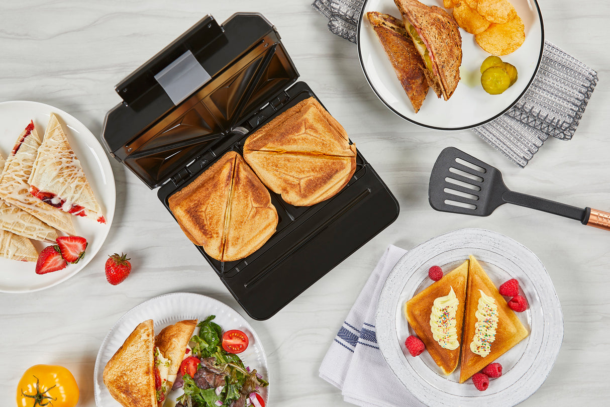 Black+Decker sandwichera de facil limpieza color negro - SM602F-1BDLA