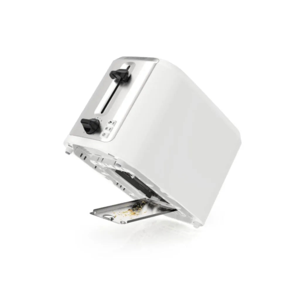 Black+Decker tostadora 2 rebanadas plateada - TR7827-1WDLA