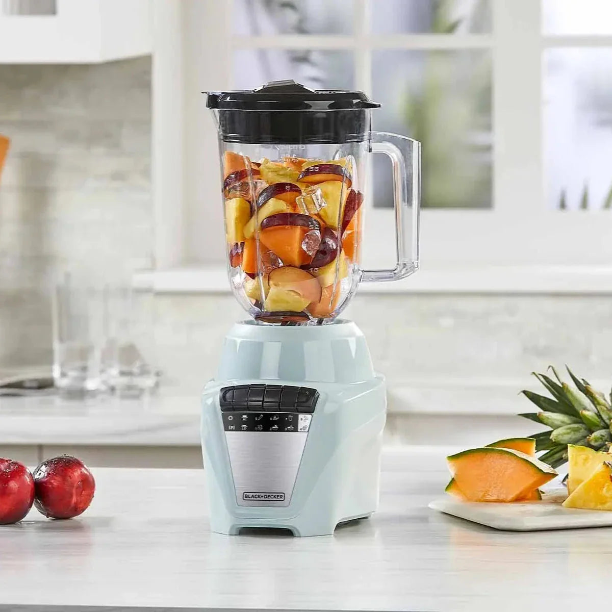 Black + Decker licuadora Ice Crush plastico 8vel 700W verde menta- BL0877-1GDLA