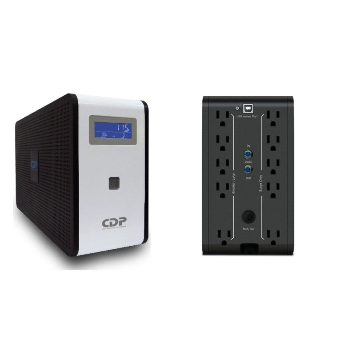 CDP ups regulador lcd 1000va/500w 6 salidas r-smart 1010 lcd r-smart 1010