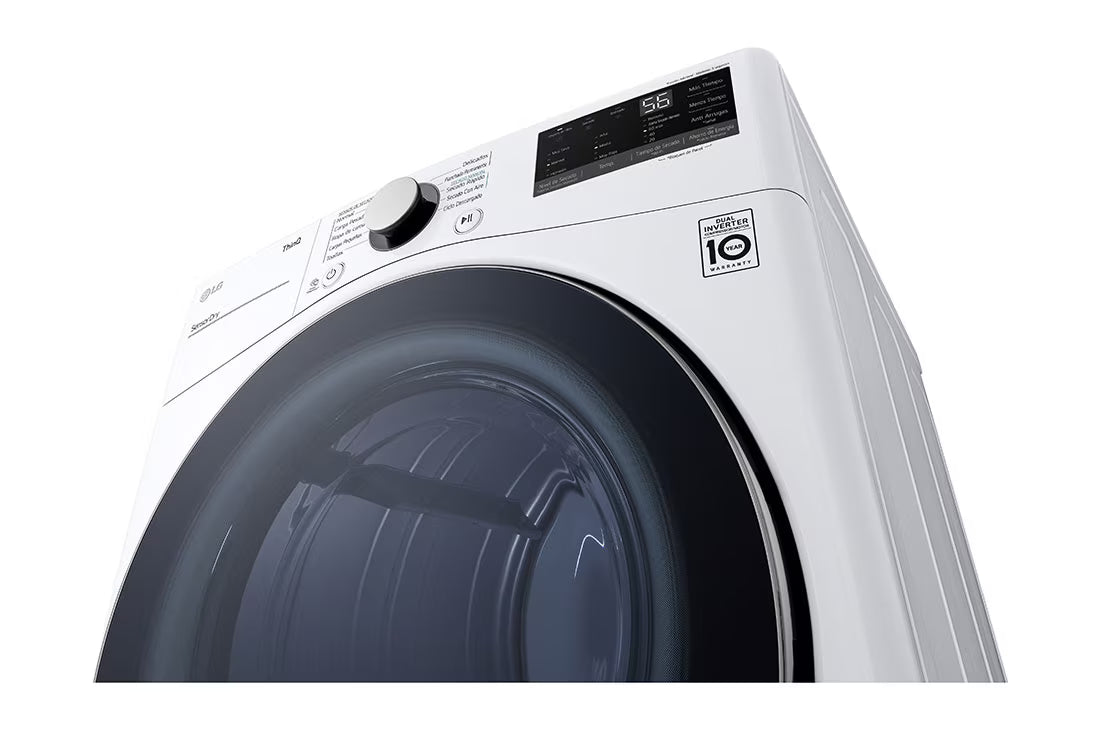 LG Secadora Electrica 22 kg white DF22WV2RE