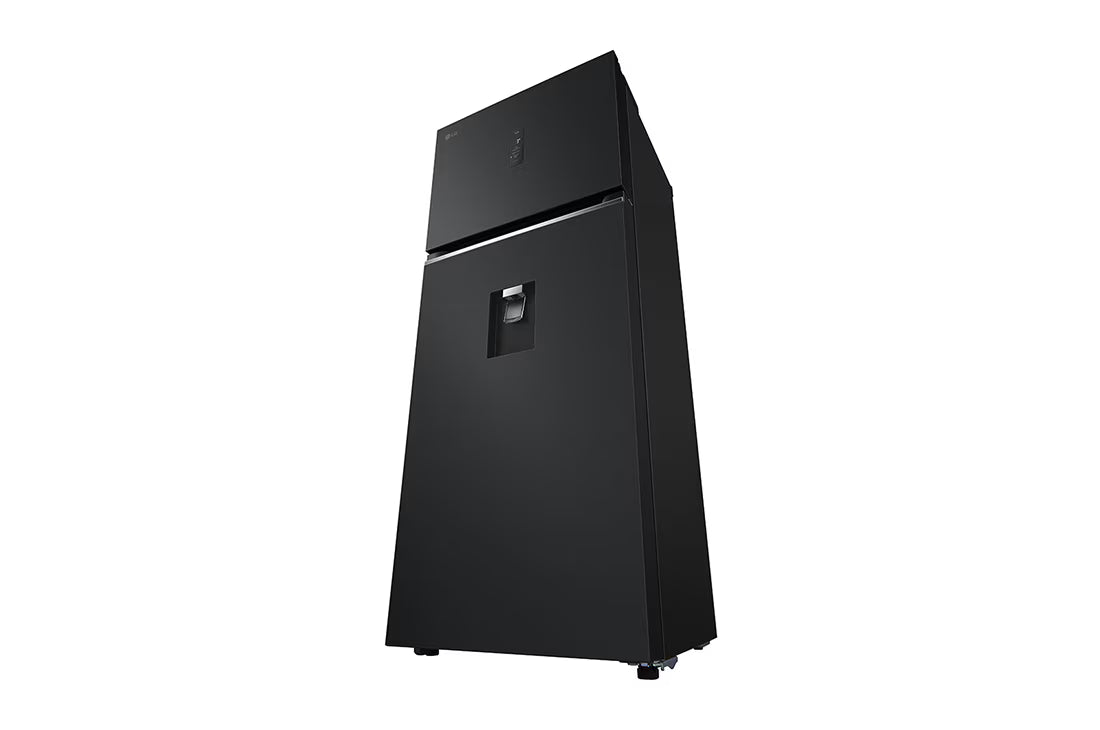 LG Refrigeradora Top Freezer de 383L (Net) / 423L (Gross) Smart Inverter & ThinQ™, color Negro Mate VT40APD