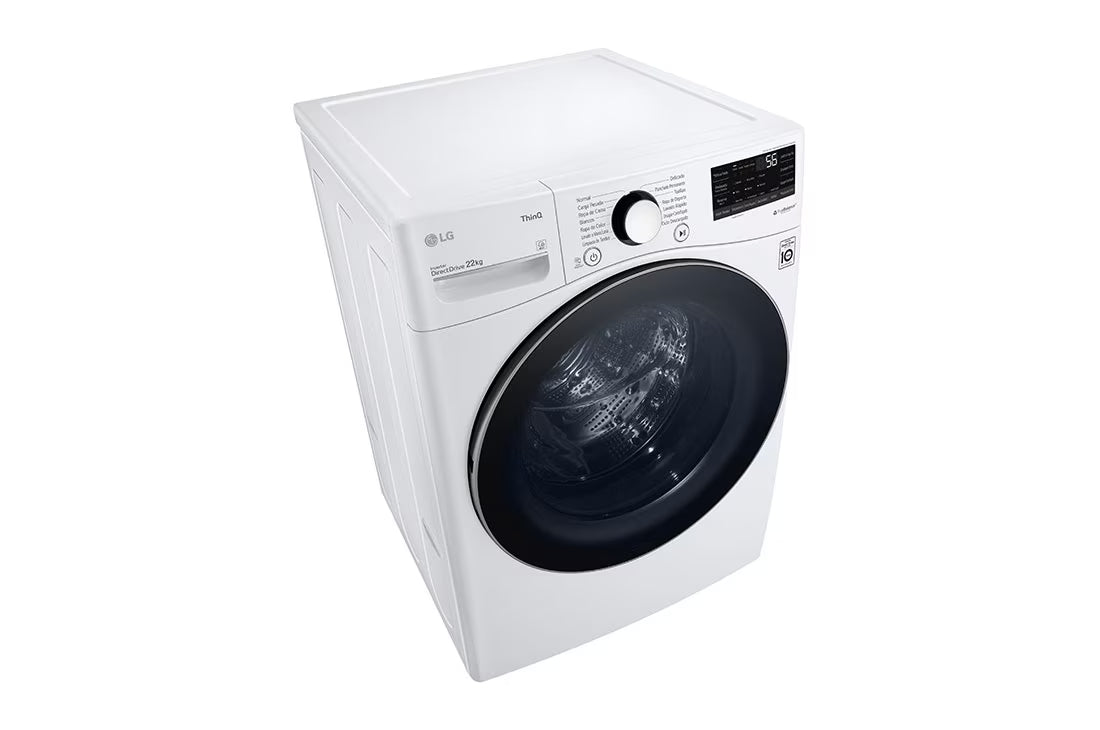 LG Lavadora Fornt loading 22 kg white WM22WV26R