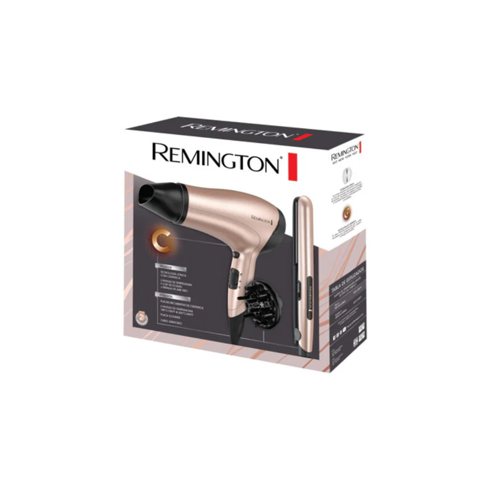 Remington combo alisadora y secadora D3015-S1520-F