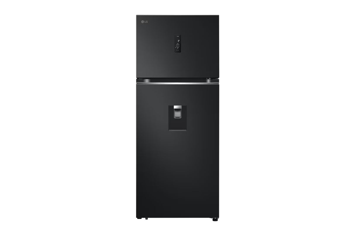 LG Refrigeradora Top Freezer de 383L (Net) / 423L (Gross) Smart Inverter & ThinQ™, color Negro Mate VT40APD