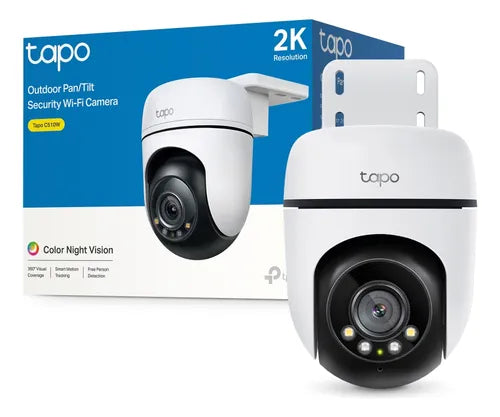TP Link camara de vigilancia Wi-Fi 360 ° para exteriores vista 2K y deteccion IA - Tapo C510W