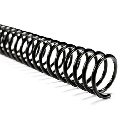 Emdo arillo plastico espiral negro paso 4:1 06mm p/30 hjs bolsa 100 unidades 1111-10660