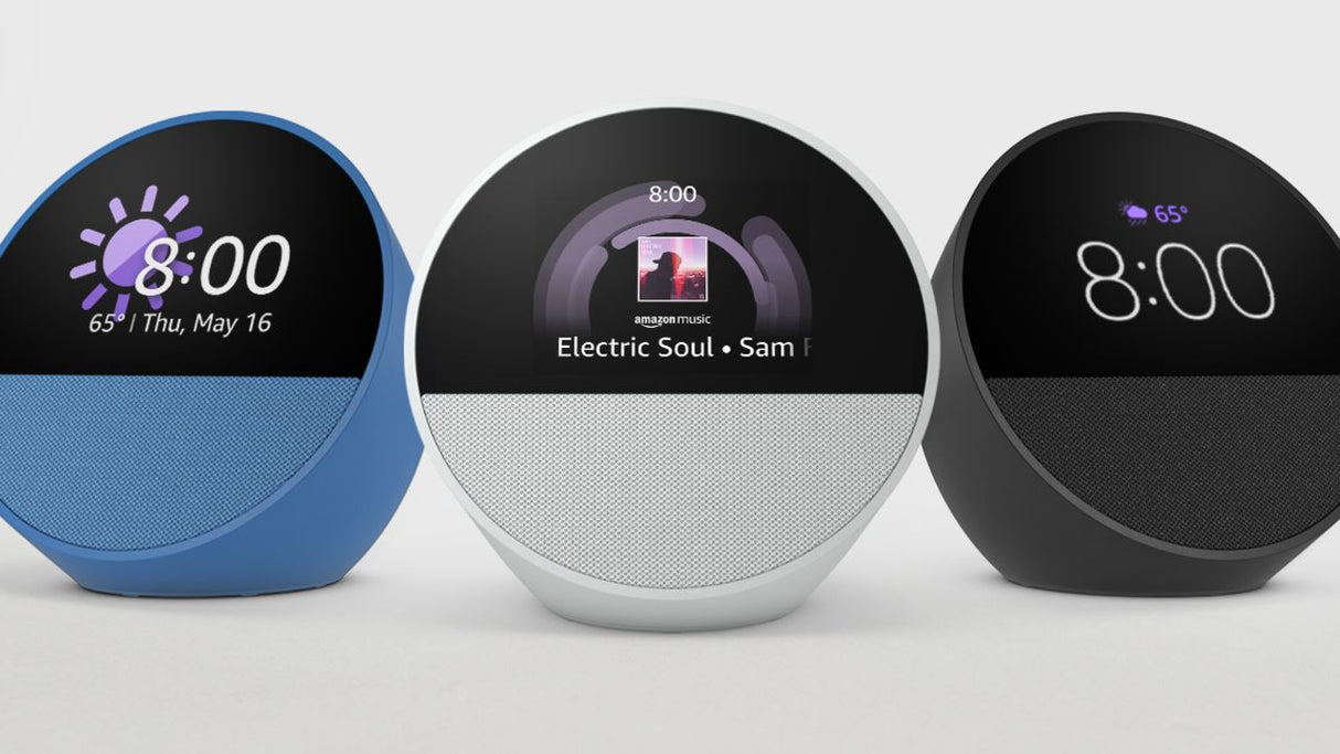 AMAZON ECHO SPOT ALEXA DESPERTADOR INTELIGENTE