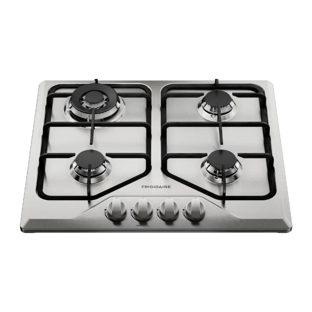 Frigidaire plantilla de gas 24" vidrio empotrable 4 quemadores FTGY24R0EMS