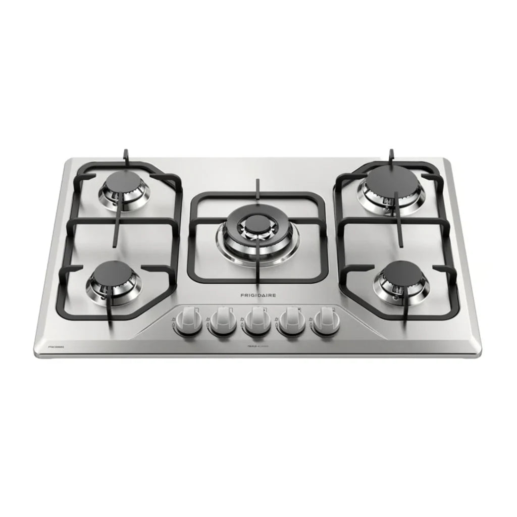 Frigidaire plantilla de gas 30" empotrable 5 quemadores FTGC3050XS