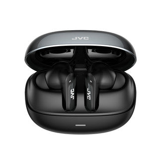 JVC audifonos inalambricos 6.0 hibridos con cancelacion ruido (ANC), audio espacial resistencia al agua IPX4, 52 hrs auto color negro - HJ-KFXT544B6