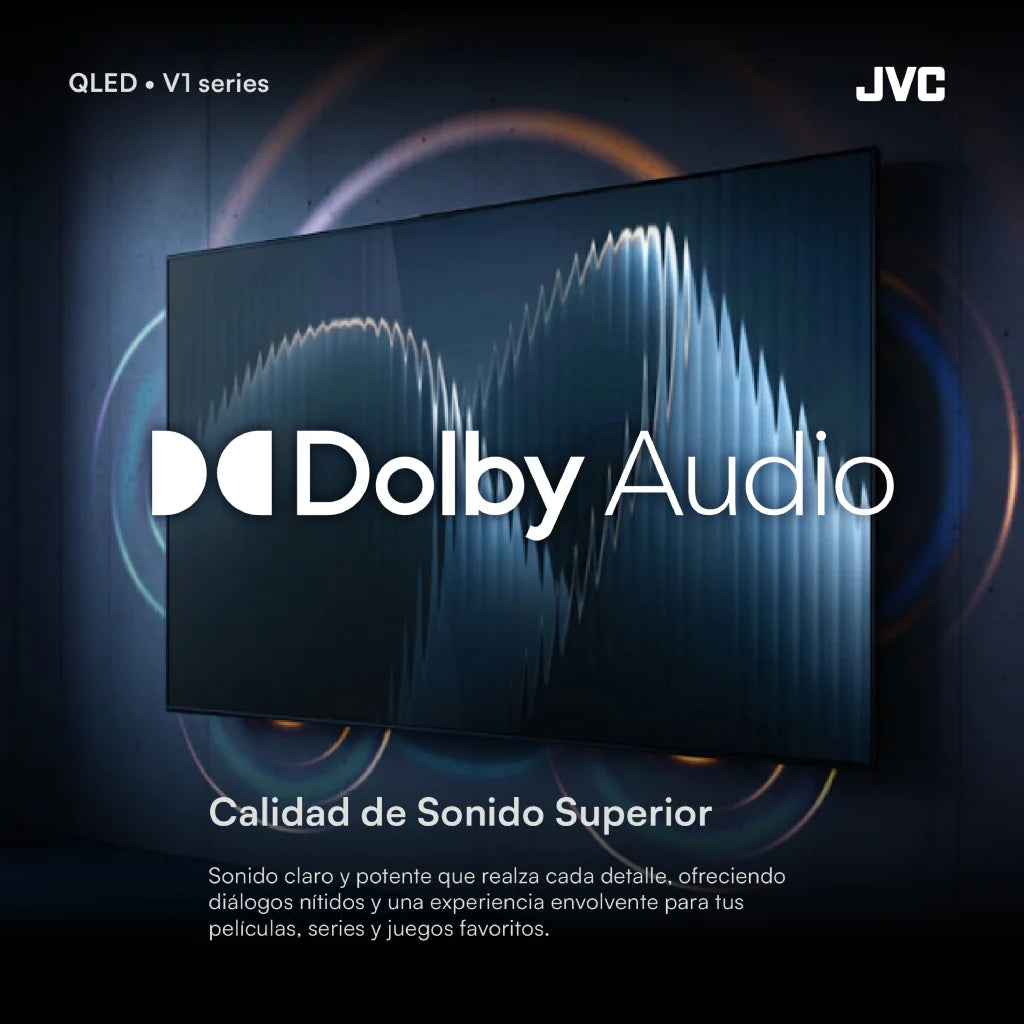 JVC televisor 50” Qled 2K Google TV - LT-50KM4584