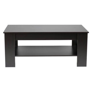 Kenneth Cole mesa de centro cubierta color negro y caf‚ oscuro -KCWD2022058-BR