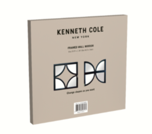 Kenneth Cole espejo 4 pz negra KCWF202124