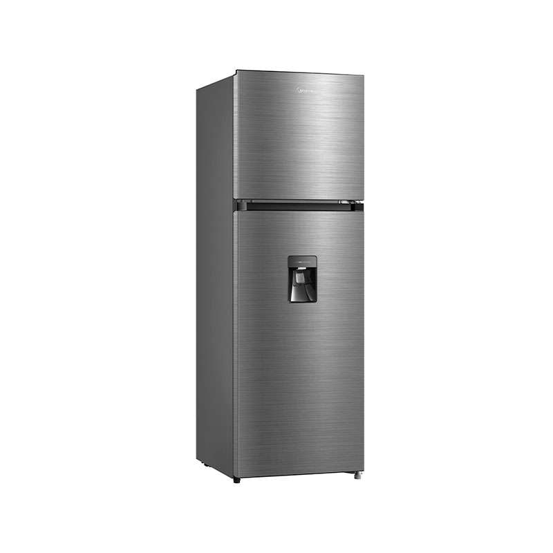 Midea refrigerador top mount 13 pc con dispensador color acero inoxidable MDRT489MTM46W