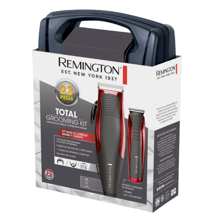 Remington kit cortadora cabello 23 piezas HC1080-MB06-F