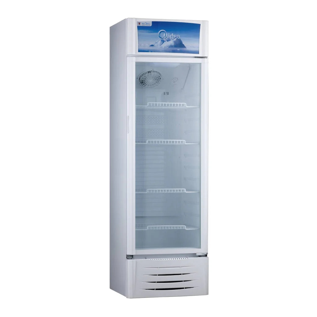 Midea refrigerador exhibidor 11 pies con luz MDRZ309CCNWH-CA