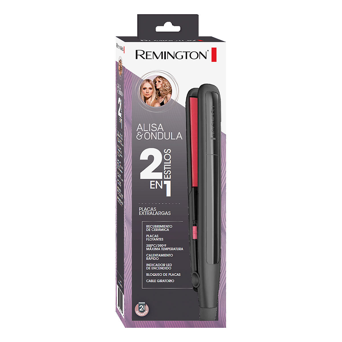 Remington plancha alisa y ondula - S1A100WM-F BD00423