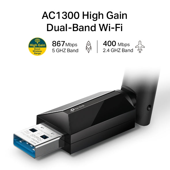 TP-link adaptadores wireless alta potencia archer T3U plus