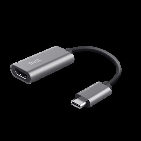 Trust adaptador USB-C a HDMI Ultra HD 4K multicanal - 23774