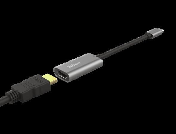 Trust adaptador USB-C a HDMI Ultra HD 4K multicanal - 23774